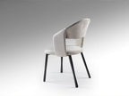 Silla Willy piedra y negro