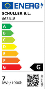 Aplique Mercury champán - etiqueta energética