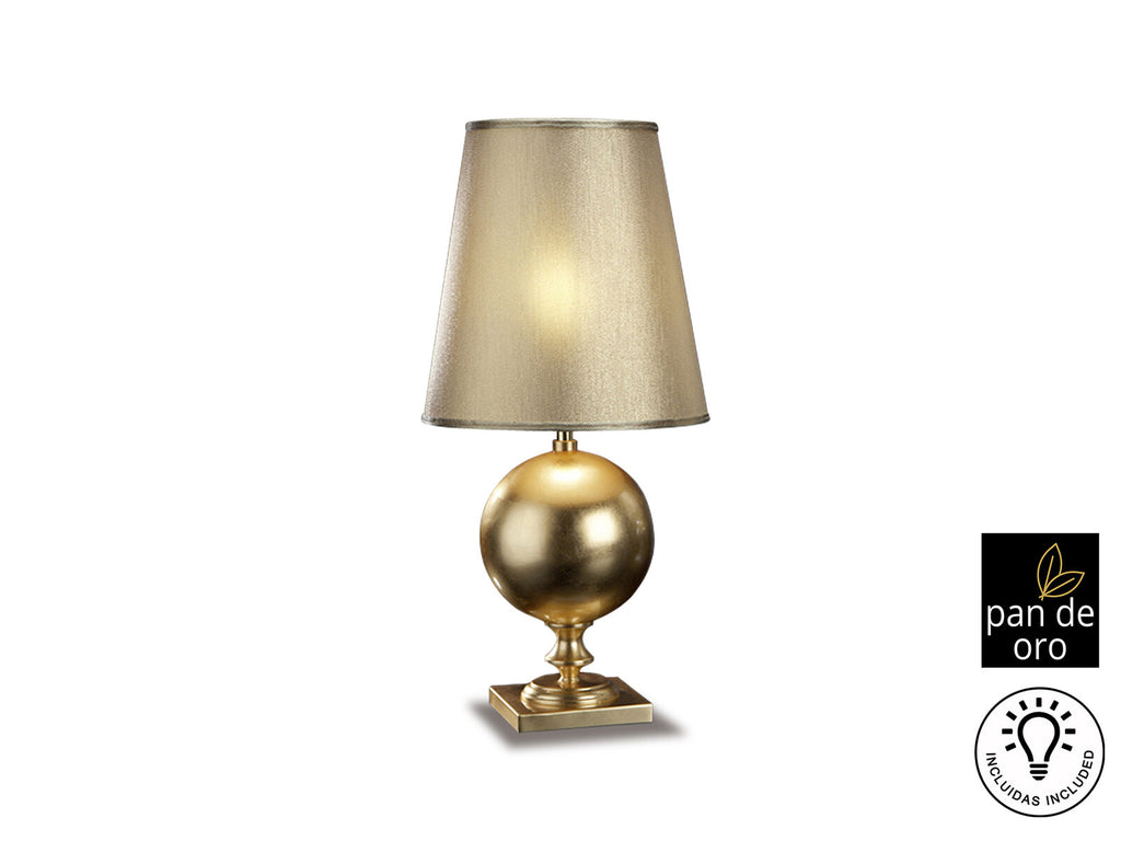 Lámpara de mesa Terra pan de oro