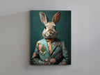 Cuadro pintado a mano Mr Rabbit 90 × 120 cm
