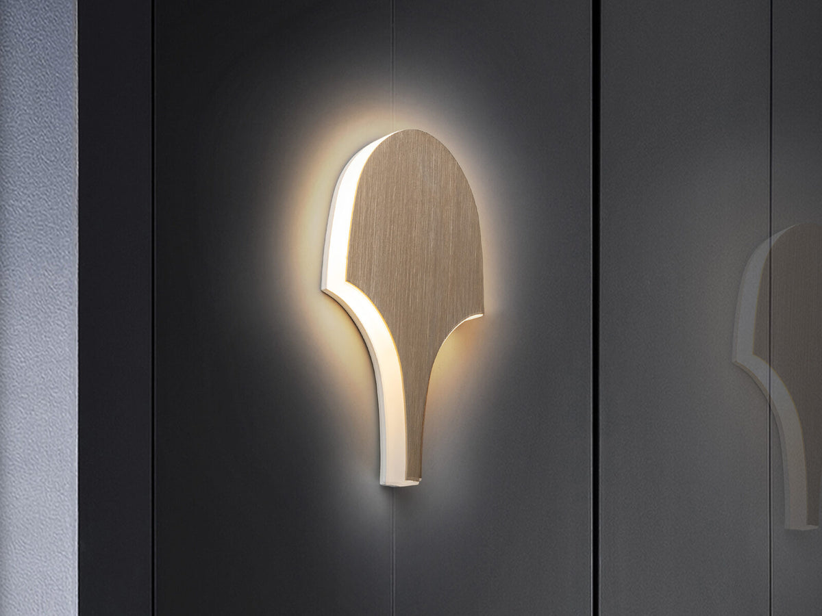 Aplique LED Serea S perfil normal dorado