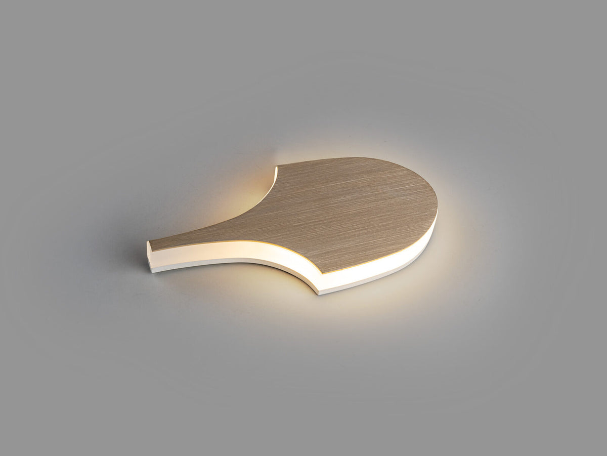 Aplique LED Serea S perfil normal dorado