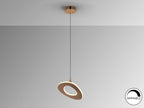 Lámpara de techo Mirena 1 luz oro rosa Ø25