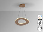 Lámpara de techo Mirena LED CCT oro rosa Ø52
