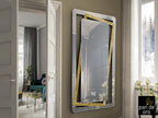 Espejo Nora 180 × 100 pan de oro