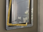 Espejo Nora 180 × 100 pan de oro