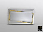 Espejo Nora 180 × 100 pan de oro