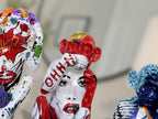 Set de 3 figuras Monos Sabios grafiti
