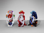 Set de 3 figuras Monos Sabios grafiti