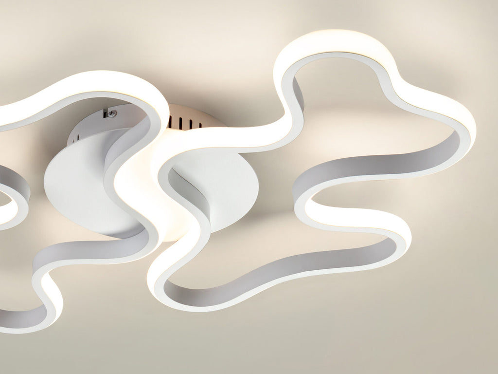 Plafón o aplique LED Marea grande blanco
