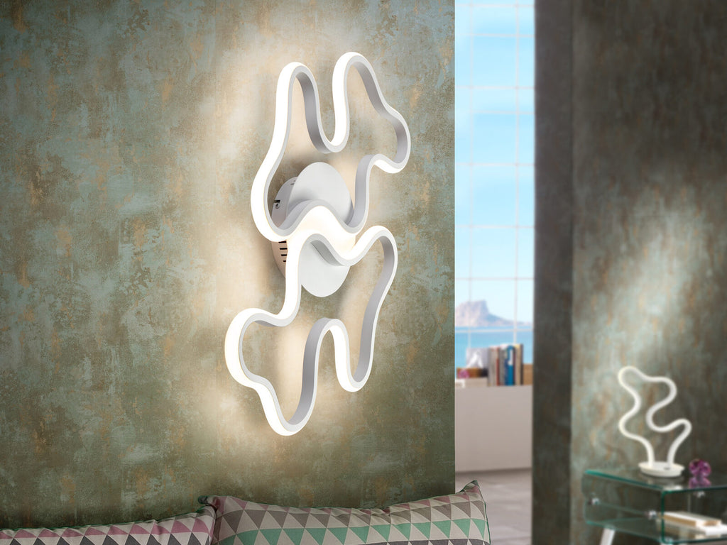 Plafón o aplique LED Marea grande blanco