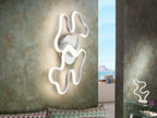 Plafón o aplique LED Marea grande blanco
