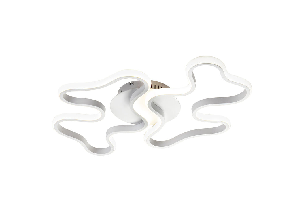 Plafón o aplique LED Marea grande blanco