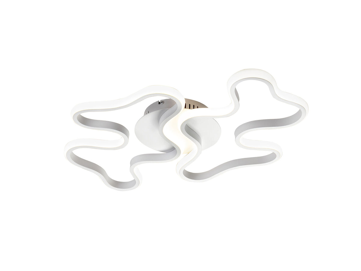 Plafón o aplique LED Marea grande blanco