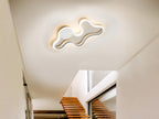 Aplique o plafón LED Marea blanco arenado