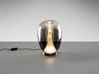 Lámpara de mesa Suspiro LED cromo y smoke