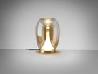 Lámpara de mesa Suspiro LED oro y ámbar