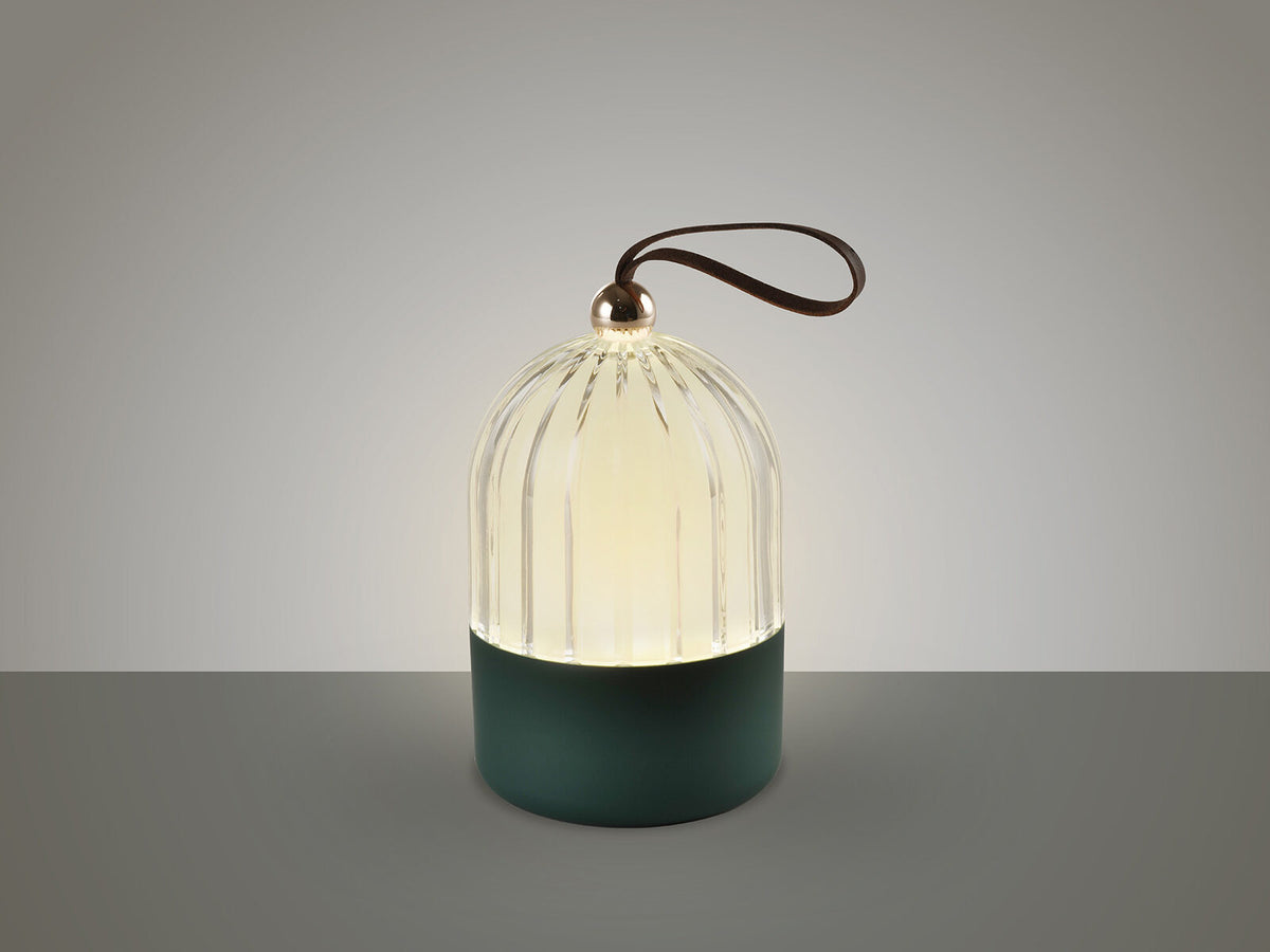Lámpara de mesa portátil LED Chiqui verde CCT