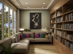Cuadro con luz LED Saxofón 80 × 120