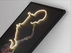 Cuadro con luz LED Saxofón 80 × 120