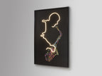 Cuadro con luz LED Saxofón 80 × 120