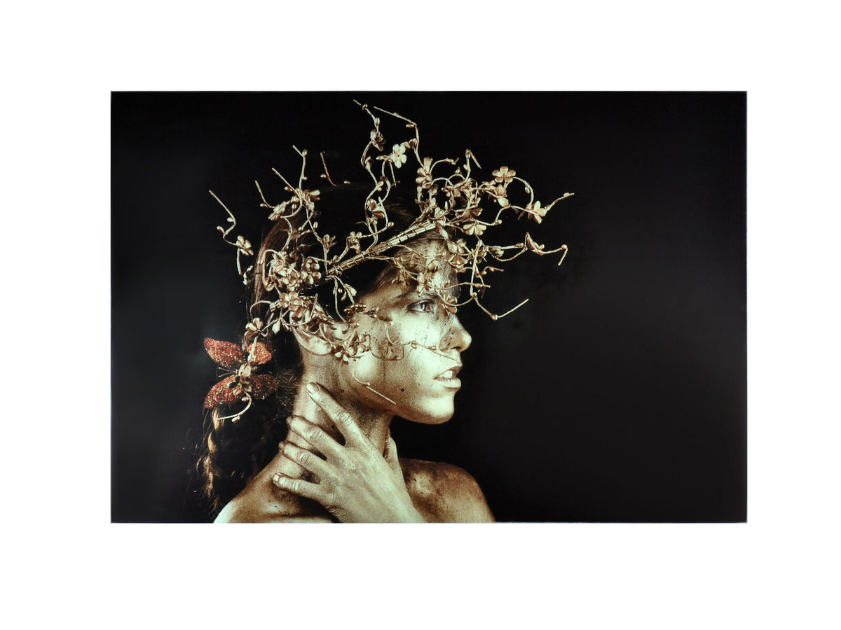Fotografía Mujer Dorada 150 × 100 cm