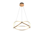 Lámpara de techo Ocellis LED oro rosa Ø57