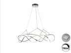 Lámpara de techo Molly LED cromo Ø110 dimable
