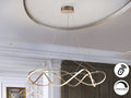 Lámpara de techo Molly LED oro rosa Ø110 dimable