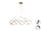 Lámpara de techo Molly LED oro rosa Ø110 dimable