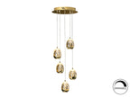 Lámpara de techo Rocío 5 luces Ø30