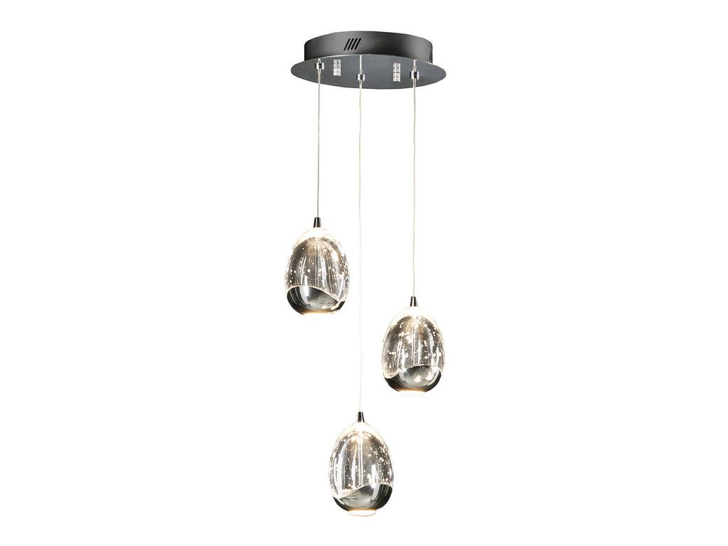 Lámpara de techo Rocío 3 luces Ø25