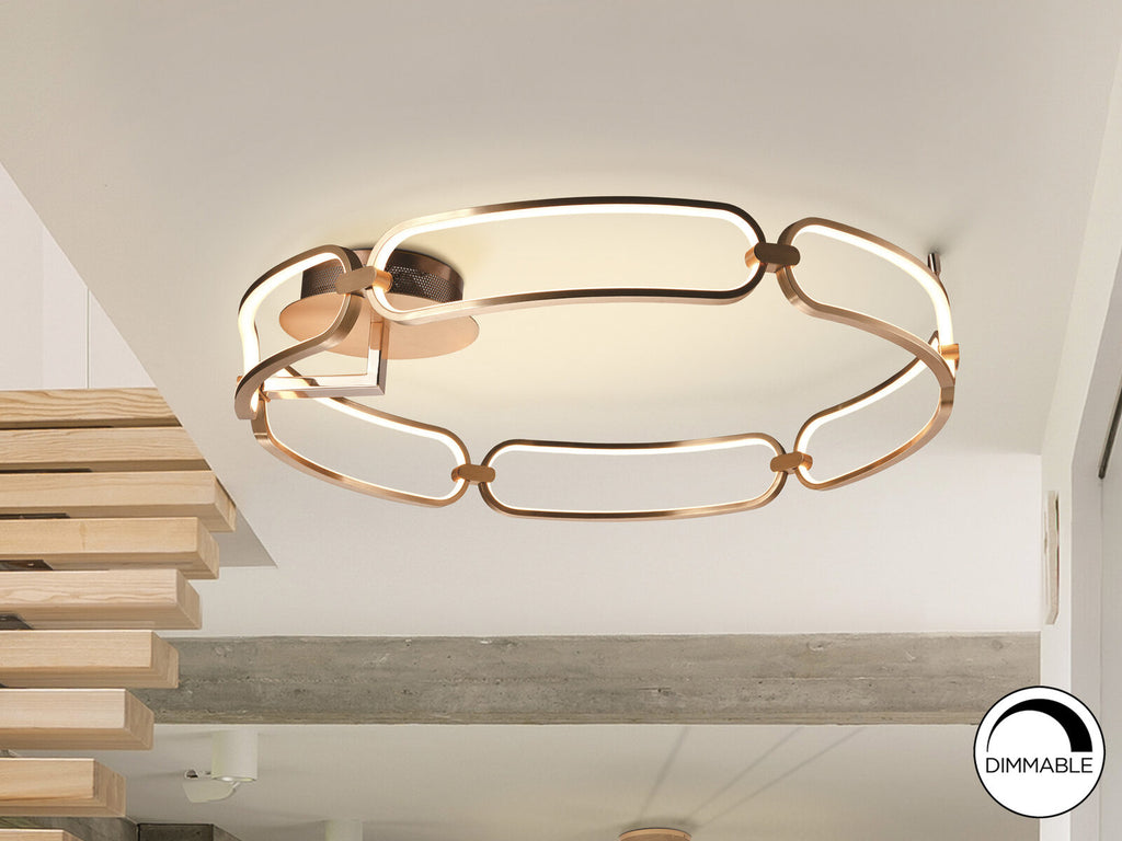 Plafón LED Colette Ø80