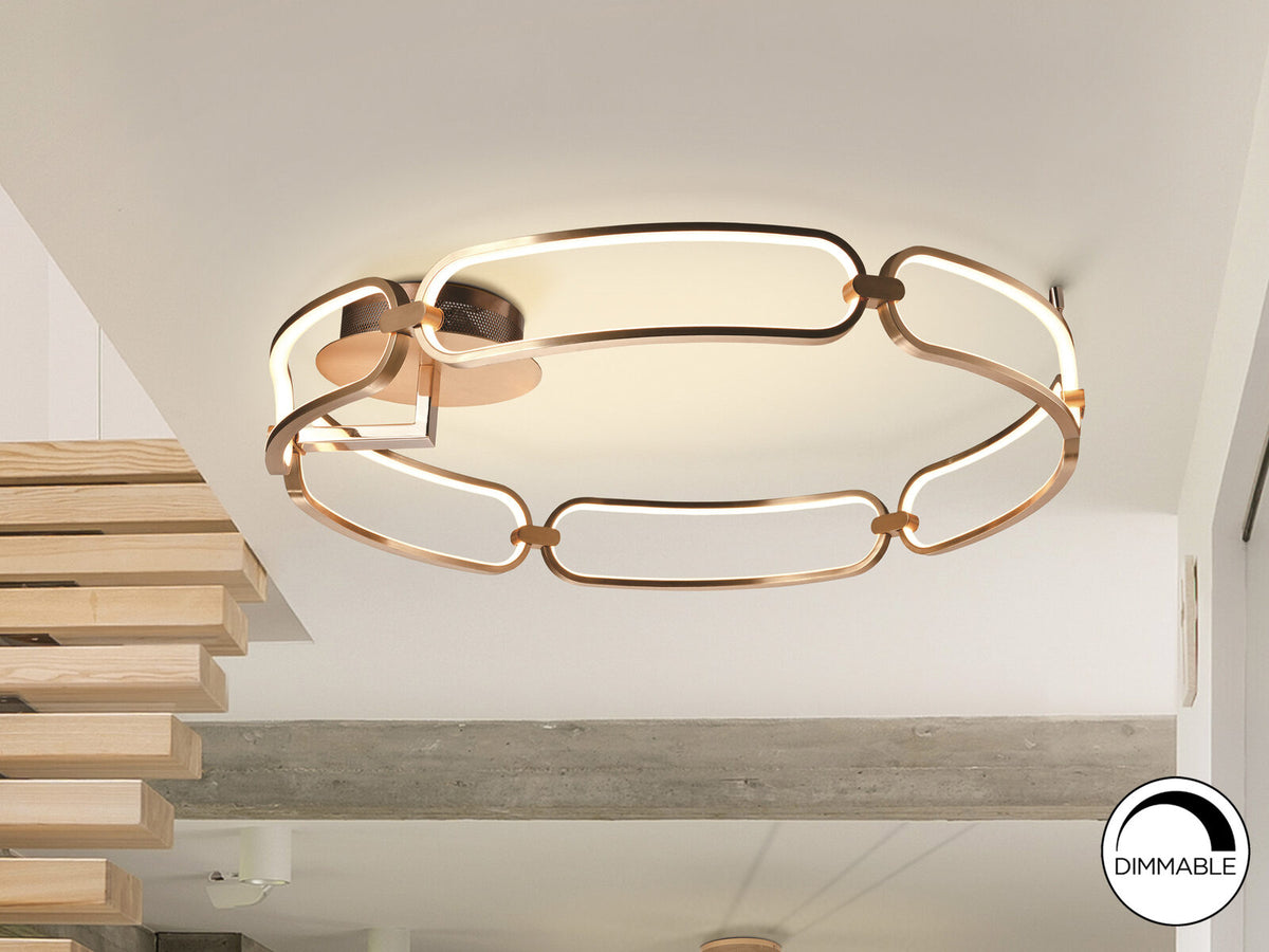 Plafón LED Colette Ø80