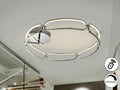Plafón LED Colette cromo Ø80 dimable con mando y app