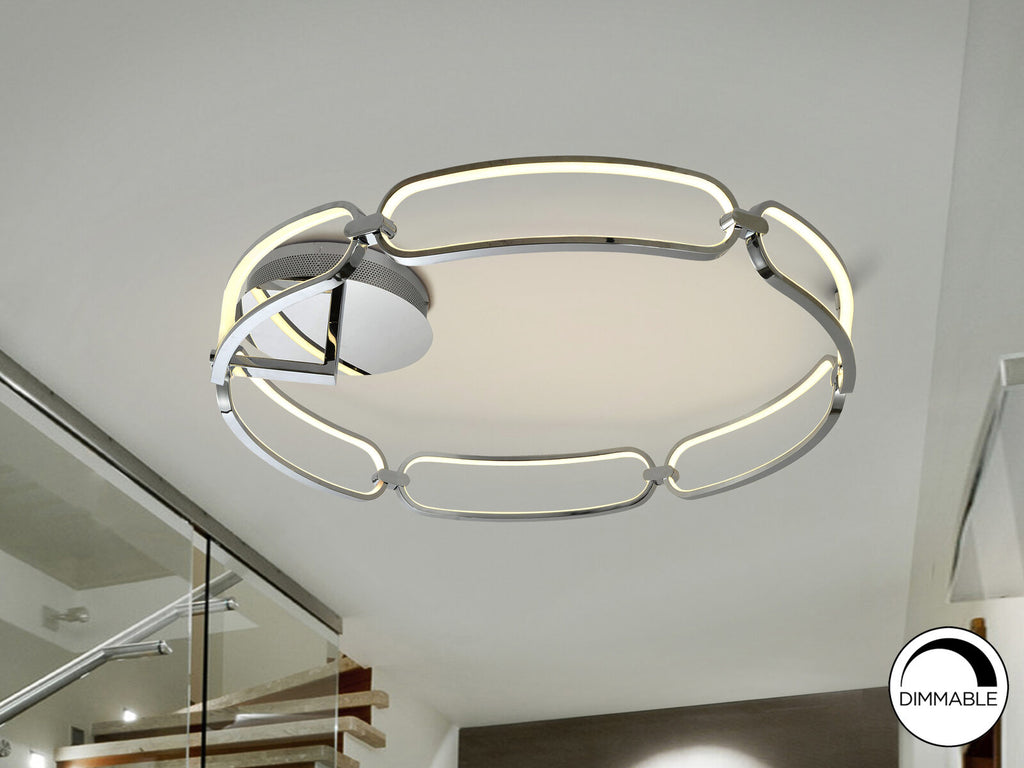 Plafón LED Colette Ø80