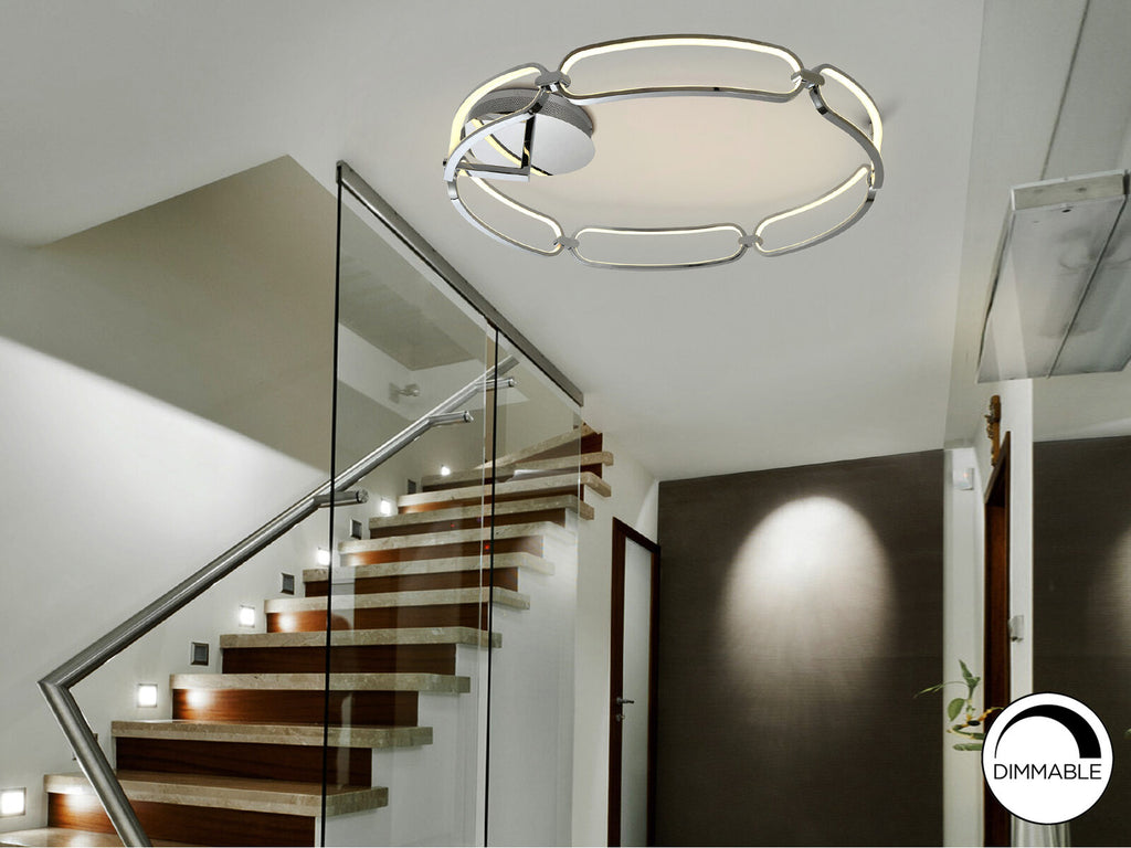 Plafón LED Colette Ø80