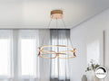 Lámpara de techo Colette LED oro rosa Ø47