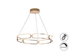 Lámpara de techo Colette LED oro rosa Ø80 dimable
