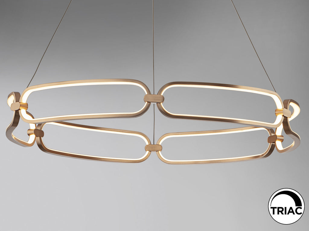 Lámpara de techo Colette LED oro rosa Ø80
