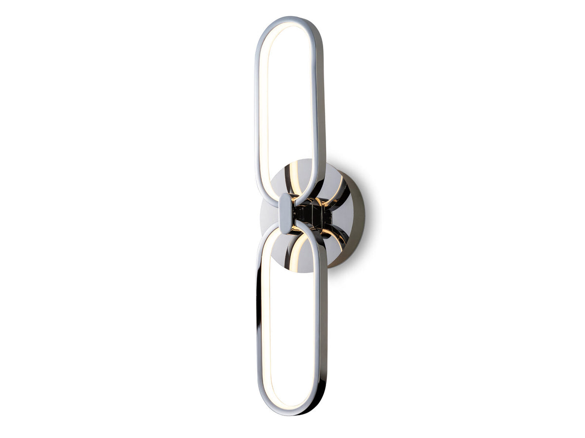 Aplique LED Colette 2 luces cromo