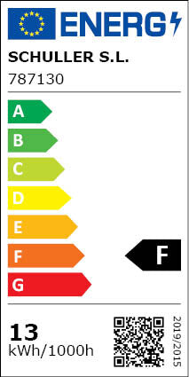 Lámpara colgante Colette 1 luz - etiqueta energética