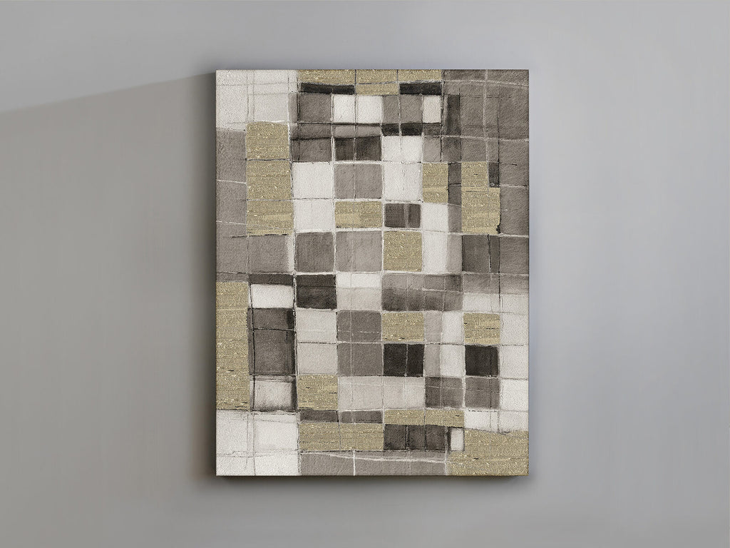 Cuadro pintado a mano Abstractio 100 × 130 cm