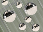 Lámpara de techo grande Sphere 14 luces Ø60 cromo altura 500 cm