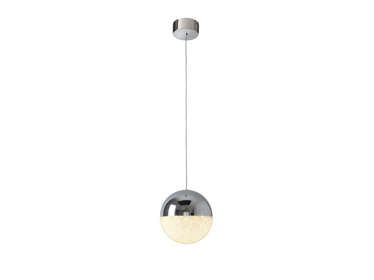 Lámpara colgante Sphere LED Ø20 cromo