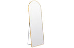 Espejo Pie / Colgar Dorado con Arco Superior Golden 60x162 cm