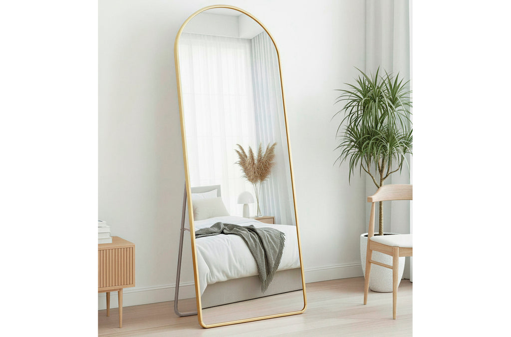 Espejo Pie / Colgar Dorado con Arco Superior Golden 60x162 cm - imagen 4