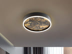 Plafón LED Stone CCT negro Ø40