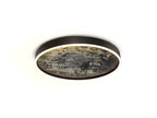 Plafón LED Stone CCT negro Ø60