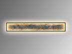 Aplique o plafón LED Stone CCT negro 100 cm